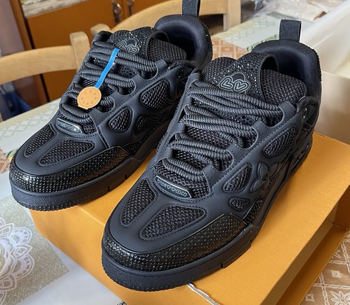 Louis vuitton scarpe nere uomo - vuitton,
