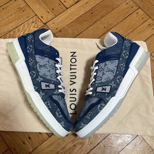 Louis vuitton trainer denim - louis,